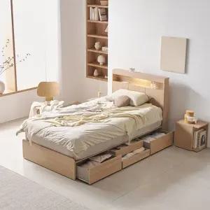 에넥스 제이드 LED 수납 침대 SS