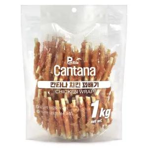칸타나 치킨 꽈배기 (치킨스틱) 3kg 강아지간식