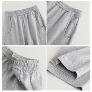 바지 회색 니트 캐주얼 맨투맨 트레이닝 하이웨스트 여자바지 워즈 와이드 스트레이트 슬림핏 슬랙스 면~