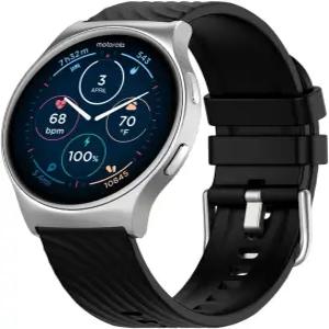 Motorola Moto Watch 120 - AMOLED 디스플레이 10일 배터리 심박수 및 SpO2 추적 피트니스 모니터링