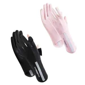 냉감 CL13QO70 엄지 검지 오픈 장갑 트레일러닝 여름 등산 마라톤 햇빛가리개 라이딩 반장갑 쿨