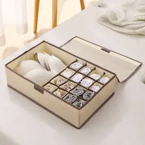 칸칸 리빙박스 속옷정리함(17칸) 양말정리함 속옷정리함 속옷보관함