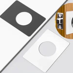 2p 스텐 사각형 문보강판 현관문 보강판 방화문 고정판 현관 문손잡이 고정 YjU5+2qvE