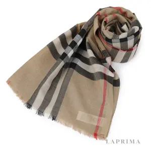 [롯데백화점]버버리 체크 울 실크 스카프 8078779