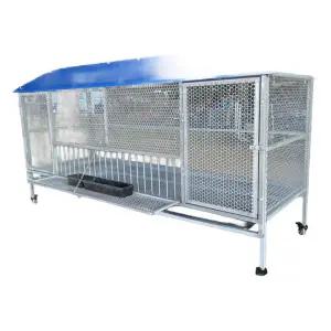 대형 닭장 시골 닭사육장 케이지 오리 울타리 사육 양계장 닭 철망 방목 야외 케 길이