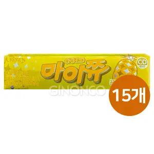 크라운 마이쮸 골드파인애플 44g 15개 비타민C 츄잉캔디