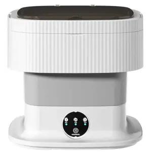 미니 접이식 세탁기 휴대용 캠핑 속옷 빨래 양말