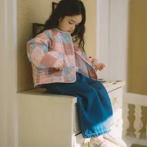 [롯데백화점]룰라비 핀턱와이드 데님 팬츠 청바지 76112-410-01