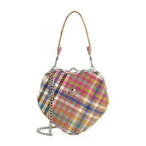 [비비안웨스트우드] 벨 하트 프레임 펄스 체인 크로스백 153197307