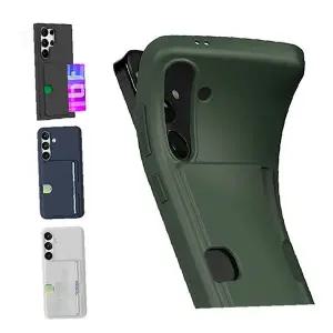 갤럭시 S22-26 전시리즈/갤럭시 A34 A54 카드 수납 포켓 젤리 케이스 충격 흡수 범퍼 슬림 소프트 실리콘 카드 슬롯 보호