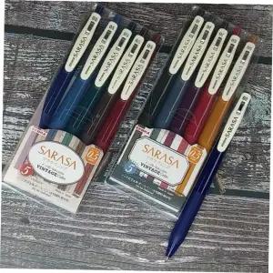 제브라 빈티지 수입볼펜 사라사클립 5색 0.5mm 중성펜/젤볼펜