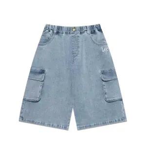 [롯데백화점]리키즈 키즈 6부 워크 쿨데님팬츠 인디고라이트 LK2502IS01IL