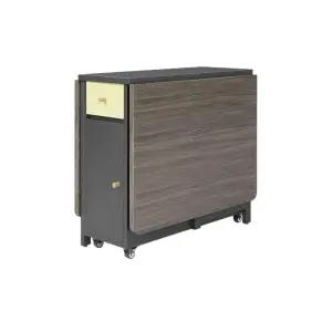 이동식 접이식 확장형 식탁 폴딩 공간활용 테이블 다용도 원형식탁 식탁테이블 접이식식탁