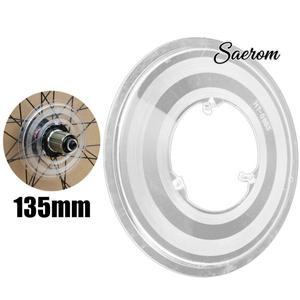 투명 자전거 Freewheel 보호 커버 경량 ABS 플라스틱 체인 가드 135mm 카세트 허브 Mountain Road Bike