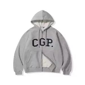 codegraphy CGP 아치 로고 후드 집업다크그레이