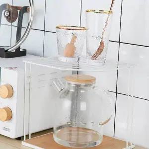 철제 주방 선반 다용도 모서리 조리대 주방 코너 선반 싱크대 정리 진열 욕실정리선반 수납장 정리함