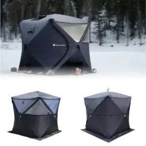 KIYO 빙어텐트 텐트 34인 짙은 사우나텐트 얼음낚시 원터치
