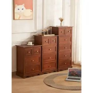 5단 인테리어 서랍장 엔틱 우드서랍장 안방 4단 우드