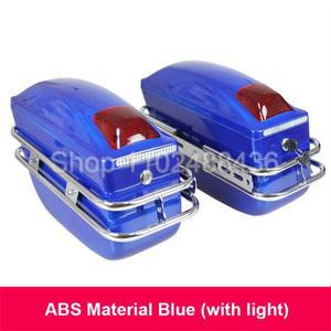 바이크 오토바이 사이드 박스 24L 수하물 탱크 테일 도구 가방 가와사키/혼다/야마하/스즈키 용 범용 수정