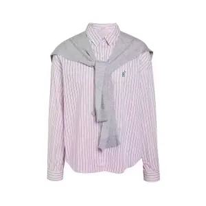 JJ지고트 클래식 스트라이프 숄세트 셔츠 블라우스 GN0BL431