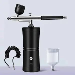 휴대용 무선 에어브러쉬 페인팅 네일 스프레이건 후끼