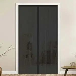 검정모기장 자석방충망 해충 검정 현관모기장 120x210cm 블랙