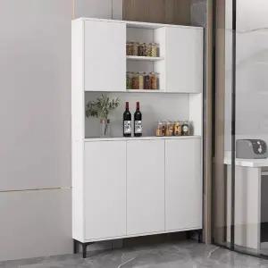 화이트 수납장 슬림 좁은 틈새 거실 주방 폭좁은 랙 침실용 홈카페 디귿형