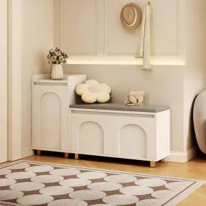 슬림 신발장 수납장 북유럽 수납 폭좁은 의자 틈새 좁은 정리대 인테리어 슈즈 현관 얇은