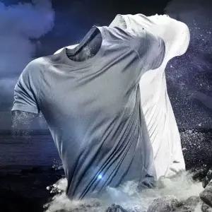 남성 메쉬 반팔 흡수 통기성 남녀공용 남성 쿨티 티셔츠 기능성 여름 이너웨어 아이스 스포츠 여성 냉감