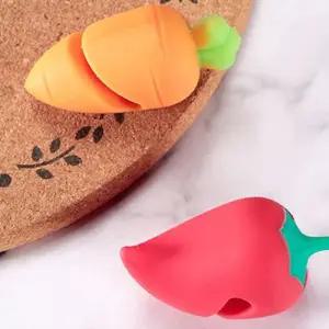 냄비 뚜껑 실리콘 홀더 넘침방지 받침대 3종세트