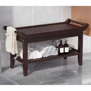 원목 간이 의자 벤치 현관 목욕탕 욕실 받침대 사우나