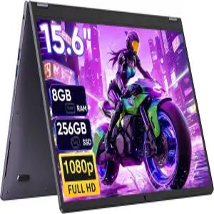 Tylvx 2-in-1 태블릿/노트북 15.6인치 FHD 360 플립 터치스크린 듀얼 코어 M3-8100Y 최대 3.4GHz 8GB RAM