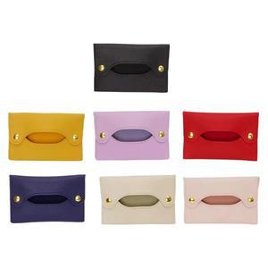 휴대용 포켓 미니 티슈 백을 보관하기 편리한 간단하고 현대적인 소형 종이 타월 커버