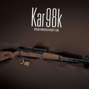Kar98k 에어건 작동완구 사격놀이 서바이벌 플레이 완구 소품