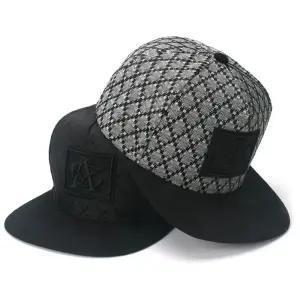 힙합모자 스냅백 CAP 다이아무늬 패턴 댄서모자 커플 Gbv8+9ODe