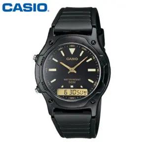 카시오 시계 AW-49HE-1A 남성용 손목시계 우레탄밴드 전자시계 CASIO 정품