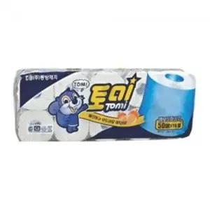 토미 두루마리 화장지 50mX10p 화장실 사무실용