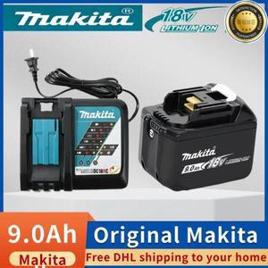 100%  마키타 18V 배터리 BL1860B 6.0Ah 리튬 이온 팩 - DTW700 DDF487DYD17과 호환되는 OEM 충전식