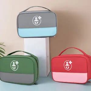 캠핑용 여행용 구급함 가정용 휴대용 구급함 약파우치 대형