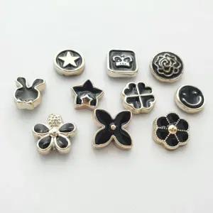 포인트 매너 옷핀 브로치 블랙 믹스 10종 세트 매너브로치 브로치 매너옷핀