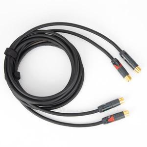 Mogami-2549 hifi 앰프 RCA 케이블, 오디오, TV DAC, 와이어 6N OFC 라인, 4 커넥터, 전문, MP3 DVD 플레이