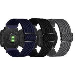 가민 본능과 호환되는 신축성 나일론 밴드 3팩 /Institute 2 Solar 3 45mm, 22mm 스포츠 통기성 손목밴드 /Solar /Tide /Esports