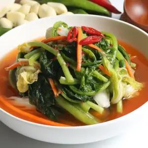 여수 전라도 가정식 홍고추 열무물김치 2kg 국내산