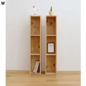 DIY3단책장 삼나무슬림 고급조립책장 원목책장 XGN9+9qiw