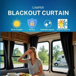내부 캠핑카용 RV 창문 커튼 - 트레일러 밴용 암막 프라이버시 단열 간편한 설치 캠핑카 커버에 완벽합니다