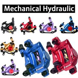 ZOOM XTECH HB100 기계식 디스크 브레이크 캘리퍼스 2 피스톤 키트 유압 자전거 후면 전면 Mtb 전기