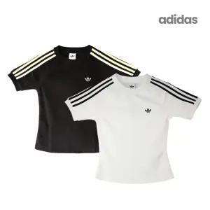 아디다스 테리 타월 캘리 반팔 티셔츠 블랙/화이트