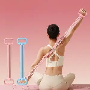 남성 여성 홈트 스트레칭 팔 어깨 힙 근력 운동 6단 조절 밴드