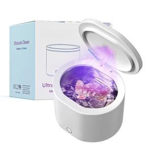 미니 소형 초음파 세척기 공급 휴대용 틀니 UV 기능 포함