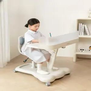 공부책상 스터디 스터디카페 학습 책상 의자 세트 올인원 이동식 학생 가정용 책상의자세트